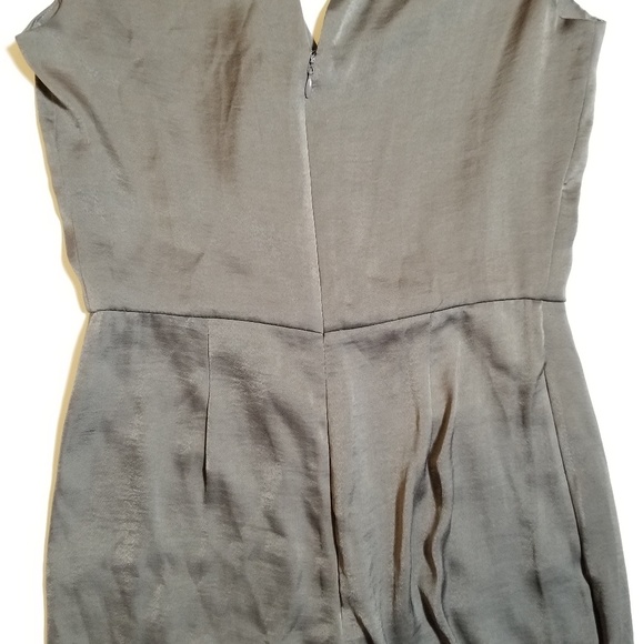 NEW BCBGMaxAzria Acedia Satin Tie Neck Jumpsuit - Picture 8 of 8